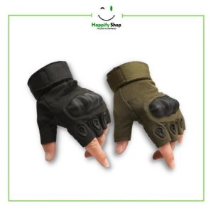 Black Color Half Palm Oakley Tactical Bikers Gloves