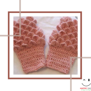 pineapple-leaves-inspired-fingerless-crochet-gloves