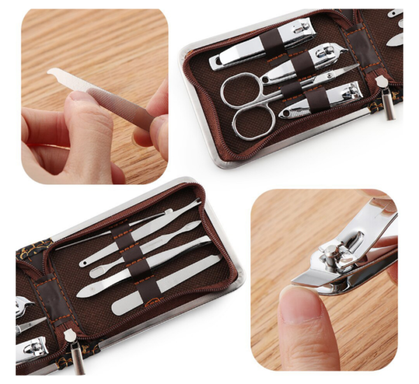 9 PCs Manicure Pedicure Kit set