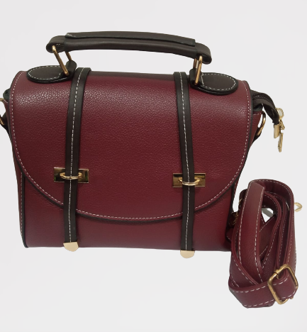 Happify shop leather side streamlined mini bag 2