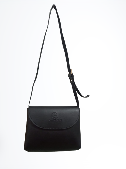 Long strap bag black color