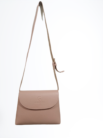 long strap bag with pink color